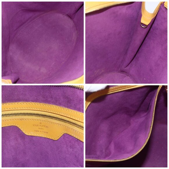 LOUIS VUITTON Epi Saint Jacques Shopping Bag Yellow M52269 LV Auth 149155 - Picture 15 of 16